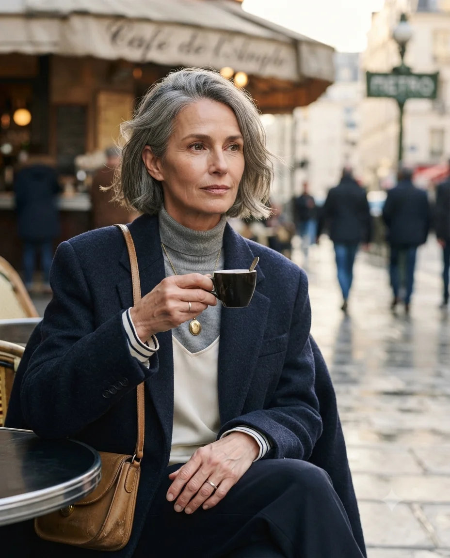 Paris Café Street Style