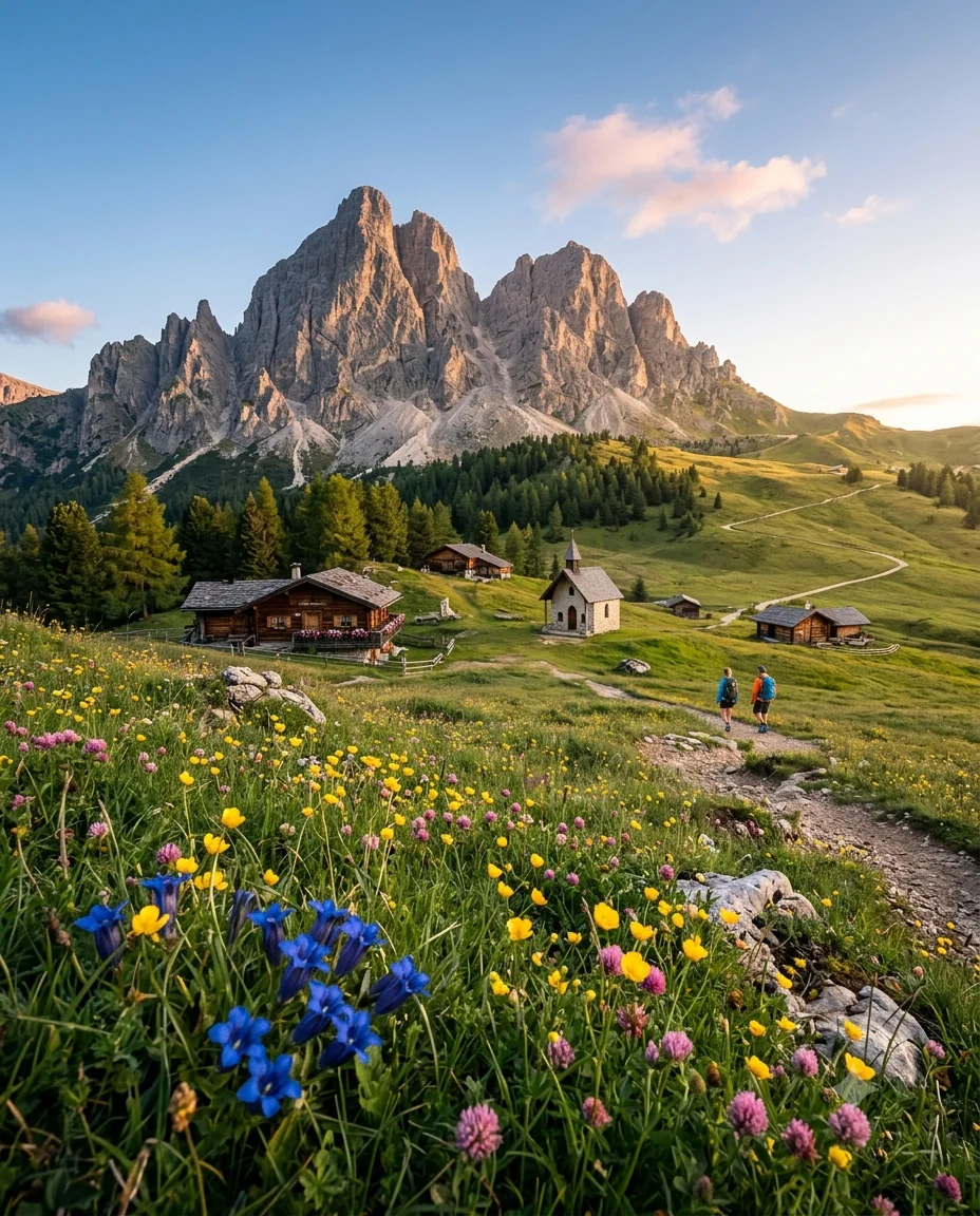 Dolomites Alpine Meadow
