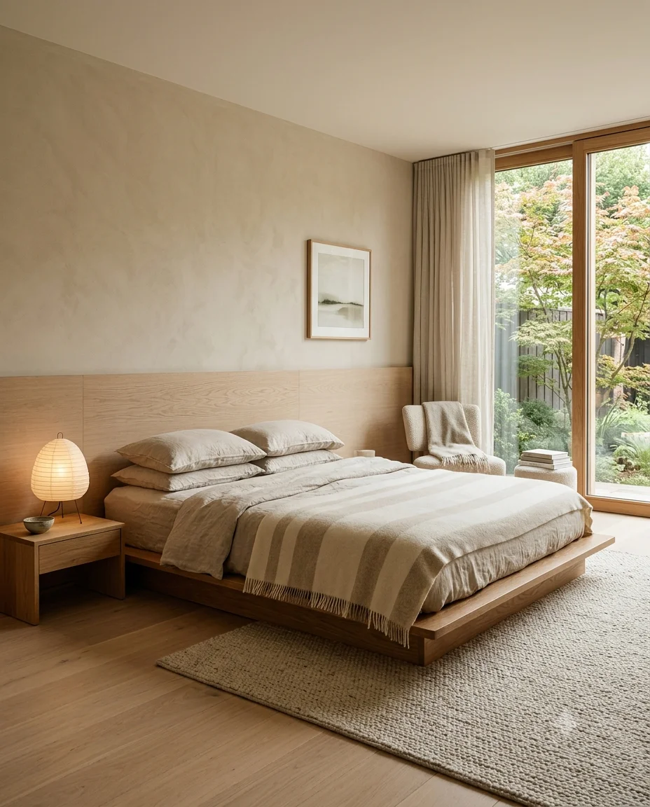 Japandi Bedroom Retreat