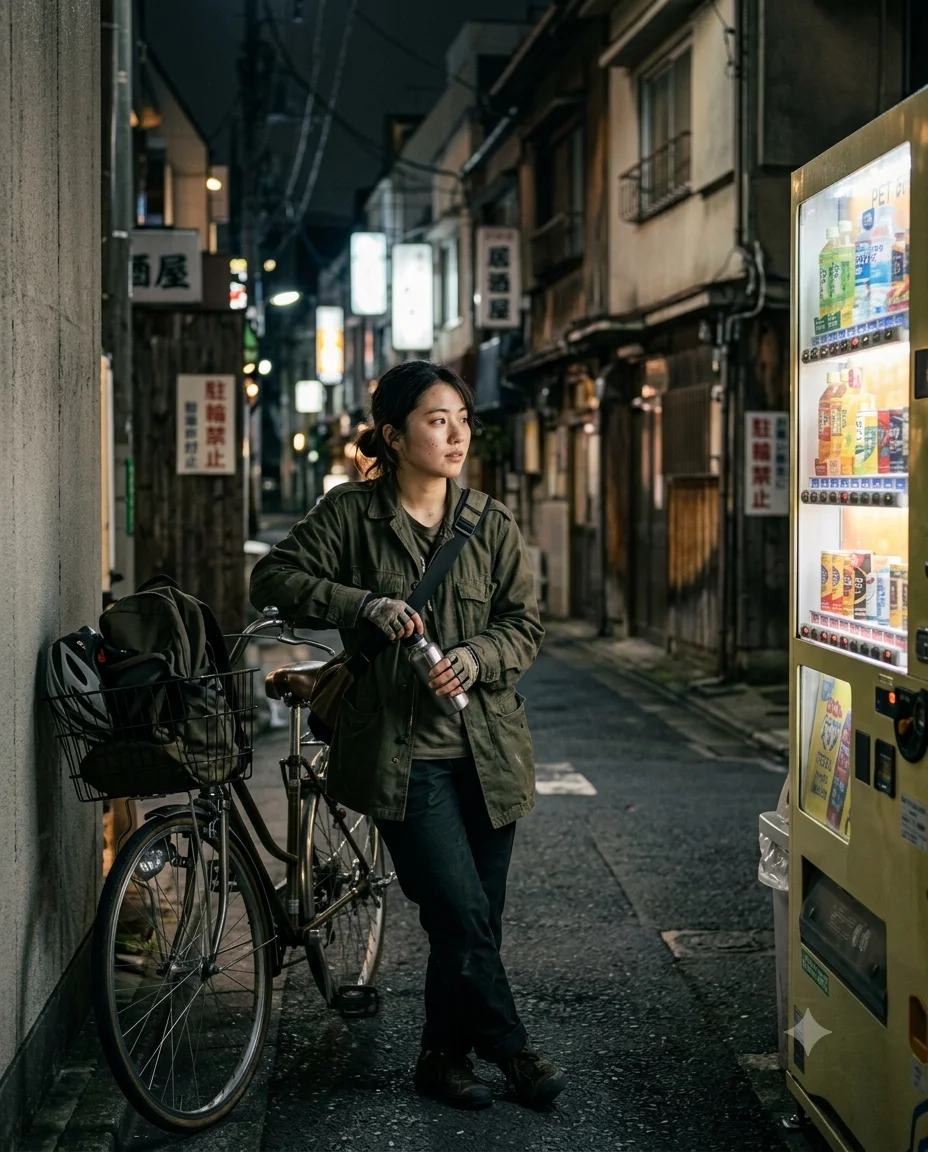 Tokyo Night Cyclist