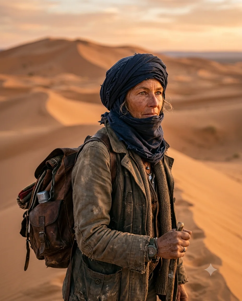 Desert Nomad at Golden Hour