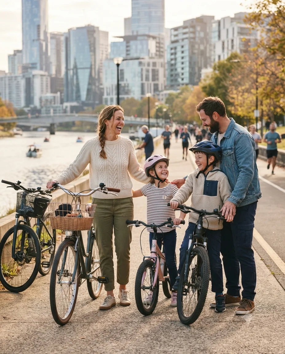 Urban Family Bicycle Adventure