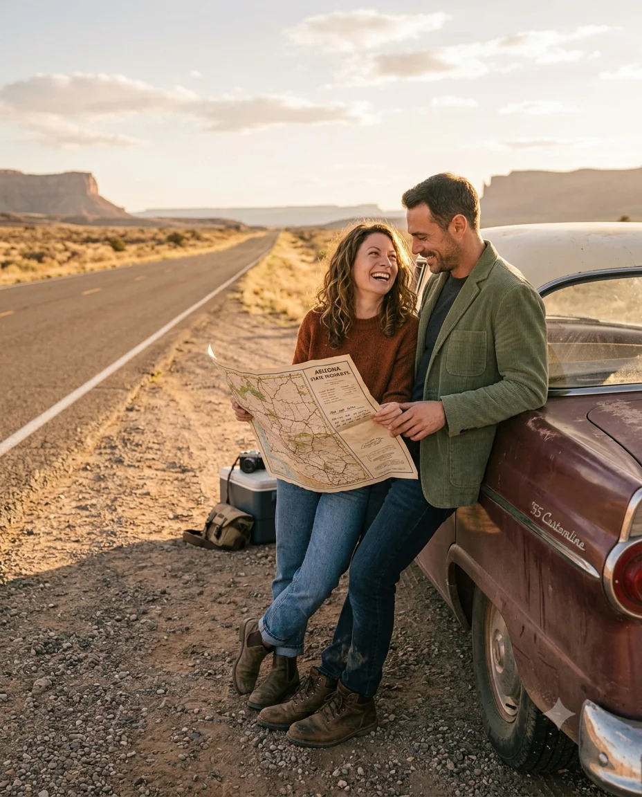 Desert Road Trip Pause
