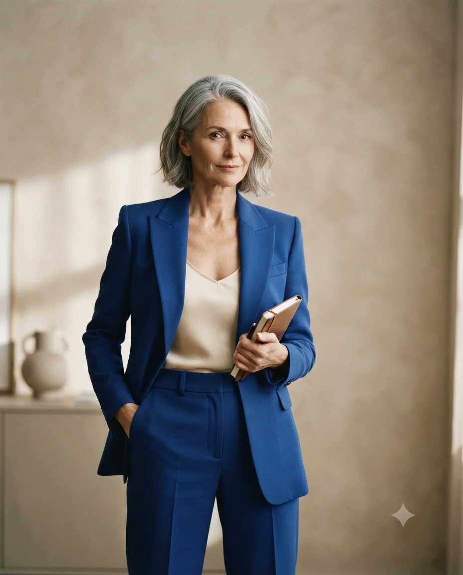 Editorial Power Suit Portrait
