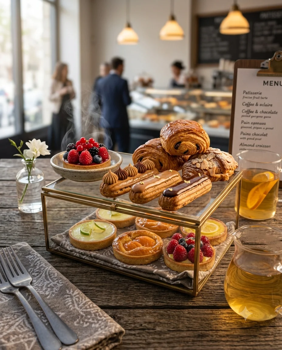 French Pastry Counter
