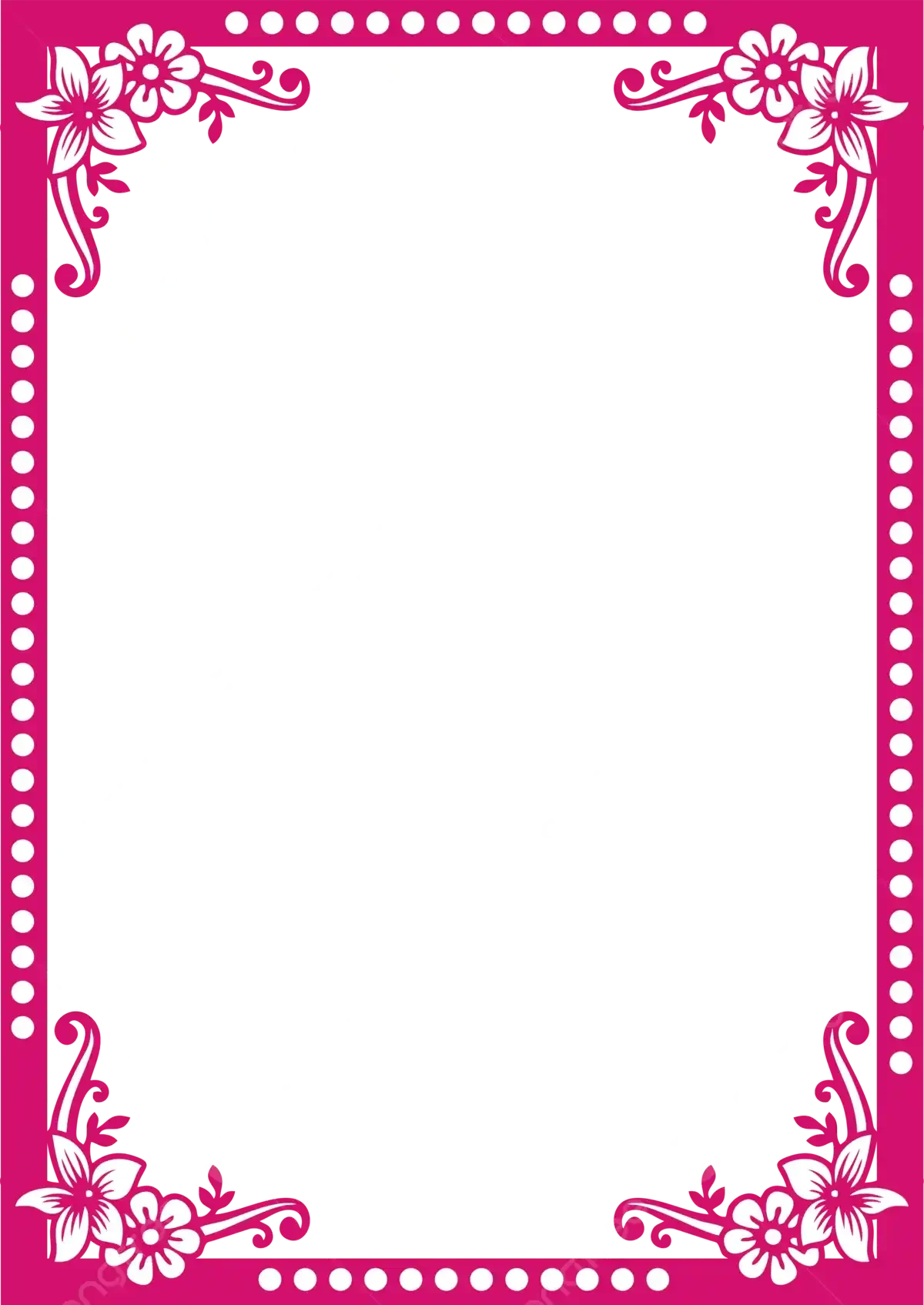 Cerificate Promt Text Border visual with text border edge placeholder lines page corners