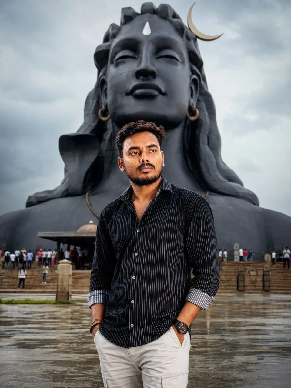 Cinematic Body Face visual with cinematic body face facial ultra-realistic lord shiva