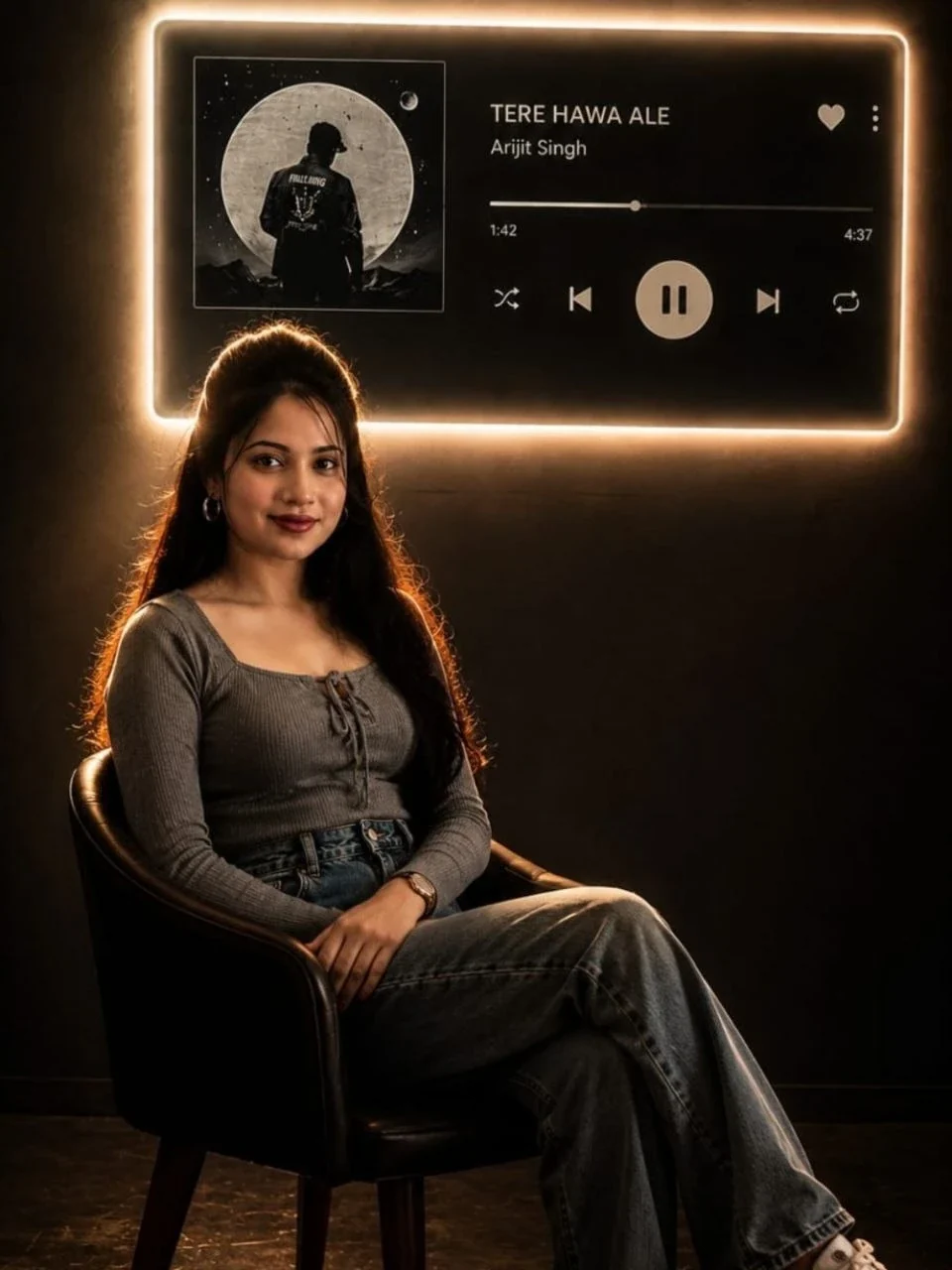 सिनेमैटिक गोल्डन एल्बम दृश्य के साथ सिनेमैटिक गोल्डन एल्बम व्यक्ति डार्क सूक्ष्म रखें