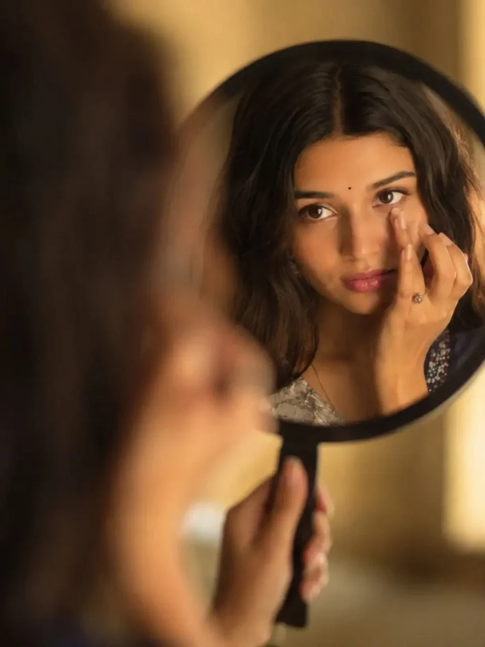 Cinematic Her Makeup visual with cinematic her makeup soft warm ultra-realistic south
