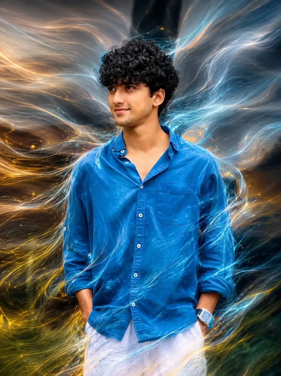 सिनेमैटिक मोशन फ्लोइंग विज़ुअल के साथ सिनेमैटिक मोशन फ्लोइंग सब्जेक्ट में ट्रांसफॉर्म फ्लो होता है