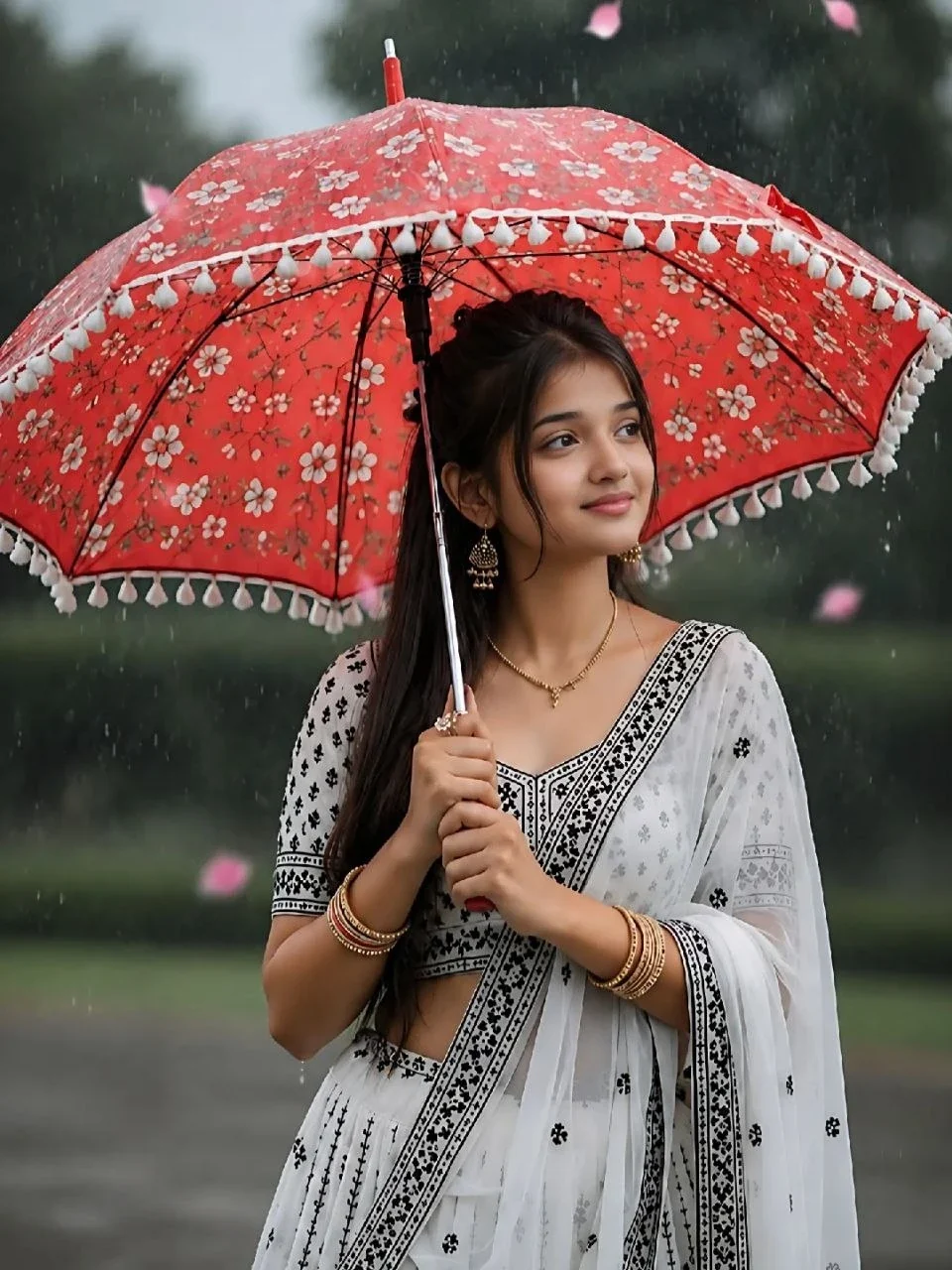 Indian Cinematic She visual with indian cinematic she soft natural gold face