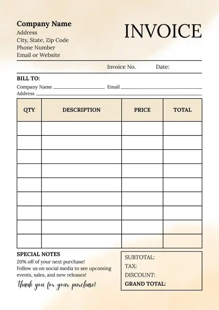 Letterhead Design Promt Below visual with below text black section bold line column