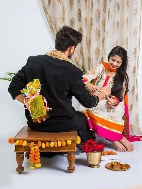 राखी विशेष पारंपरिक दृश्य पारंपरिक उसकी बहन भाई के साथ नारंगी पीठ पर बैठा हुआ