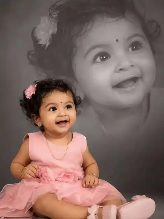 Studio Baby Indian visual with studio baby indian cinematic photoshoot soft hair