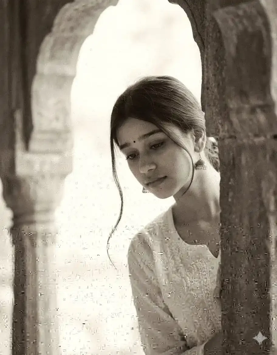 Traditional Soft Her visual with traditional soft her dreamy vintage-inspired woman looking